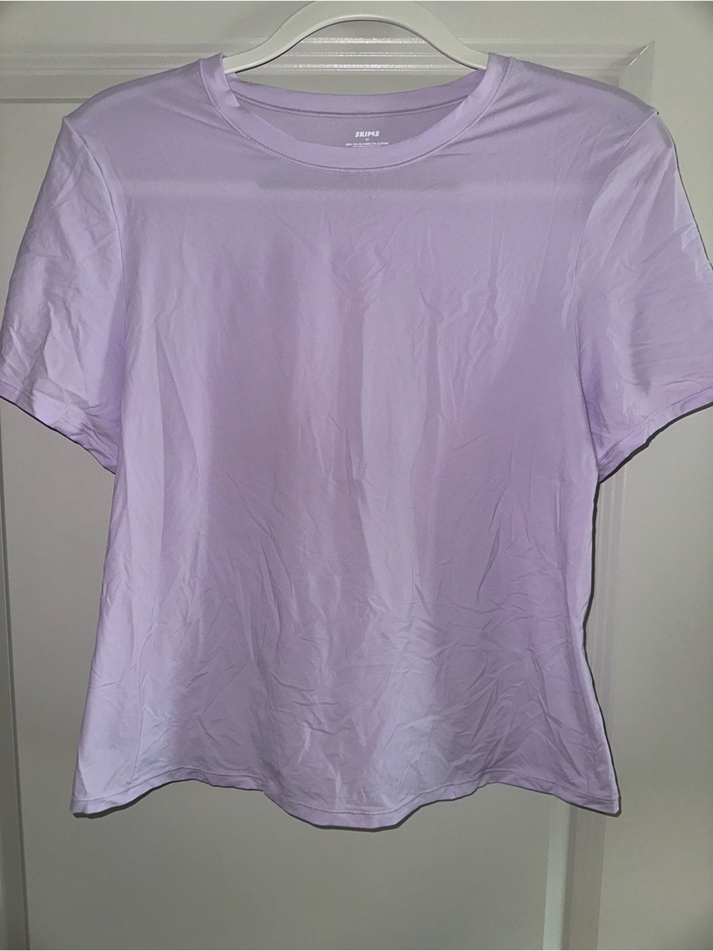 SKIMS Lavender Short Sleeve Crewneck Tee